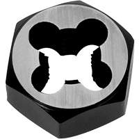 Hexagon Rethreading Bolt Die, 1" Dia., M6x1 Thread, Chromium Steel Air Extreme Inc.
