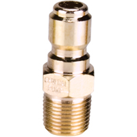 3/8" Male Plated Steel Quick Disconnect Plug Air Extreme Inc.
