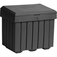 Economy Salt Sand Storage Container, 32" x 23" x 27-1/2", 10 cu. Ft., Grey Air Extreme Inc.