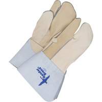 Gants &agrave; trois doigts en cuir, Cuir fleur de vache, Taille 11 Air Extreme Inc.