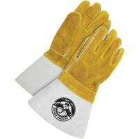 Welder Gloves with 5" Cuff, Split Cowhide, Size One Size Air Extreme Inc.