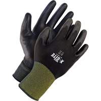 X-Site Coated Gloves, 7, Polyurethane Coating, Nylon Shell Air Extreme Inc.