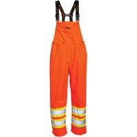 Journeyman&reg; 300D Bib Pants, Polyester, Large, High Visibility Orange Air Extreme Inc.