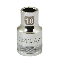 Metric Socket, 10 mm, 1/2" Drive, 12 Points Air Extreme Inc.