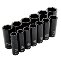 Jeu de douilles SAE, 13 Mcx, Chocs, Prise de 1/2", Profond Air Extreme Inc.