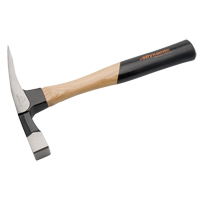 Bricklayer's Hammer, 24 oz., Wood Handle, 11-3/4" L Air Extreme Inc.
