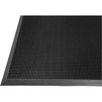 Tapis Gritstop Fingermat, Caoutchouc, Grattoir Type, Motif Textur&eacute;, 2' x 2-2/3', Noir Air Extreme Inc.