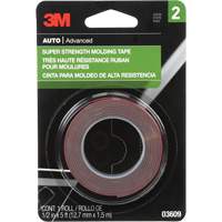 Super Strength Molding Tape, 1.52 m (5') L x 12.7 mm (1/2") W, 46 mils, Acrylic Air Extreme Inc.