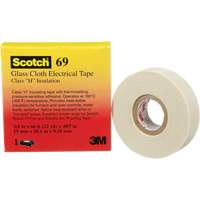 Scotch&reg; Glass Cloth Tape, 19 mm (3/4") W x 20 m (66') L, 7 mils, White Air Extreme Inc.
