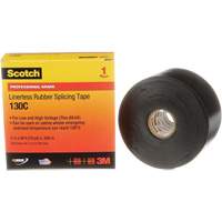 Scotch&reg; Professional Grade Linerless Rubber Splicing Tape, 50.8 mm (2") W x 9 m (30') L, 30 mils, Black Air Extreme Inc.