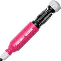 Original Pink 15-in-1 Multi-Bit Screwdriver, 8-37/50" L, Textured Handle Air Extreme Inc.