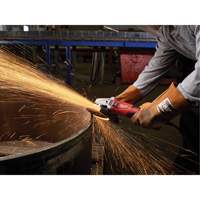 Small Lock-On Angle Grinder with Shroud Slide, 5", 12 A Air Extreme Inc.