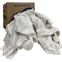 Boîte de chiffons d'essuyage, Tissu &eacute;ponge, Blanc, 10 lb Air Extreme Inc.