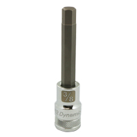 Longue douille &agrave; embout SAE, 3/8" x 3,94" lo, Prise 1/2" Air Extreme Inc.