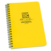 Side-Spiral Notebook, Soft Cover, Yellow, 64 Pages, 4-5/8" W x 7" L Air Extreme Inc.