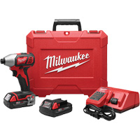 M18 Cordless Hex Impact Driver Kit, 1/4", 1500 in-lbs Max. Torque, 18 V, Lithium-Ion Air Extreme Inc.