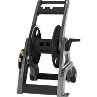 Foldable Hose Reel Cart, 175', Aluminum/Poly-Plastic Air Extreme Inc.