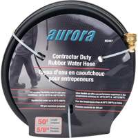 Tuyau en caoutchouc de calibre entrepreneur, Caoutchouc, 5/8" dia x 50' Air Extreme Inc.