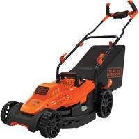 Lawn Mower with Comfort Grip Handle, Push Walk-Behind, Electric, 15" Cutting Width Air Extreme Inc.