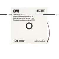 Utility Roll 211K, Aluminum Oxide, 1" W x 150' L, 120 Grit Air Extreme Inc.