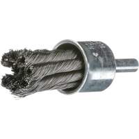 Knot Wire End Brush, 1" Dia., 0.02" Wire Dia., 1/4" Shank Air Extreme Inc.