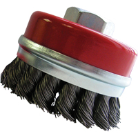 Bridled Cup Brushes, 3" Dia. x 5/8"-11 Arbor Air Extreme Inc.