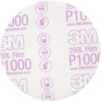 Hookit Finishing Film Disc, 5" Dia., P1000 Grit, Aluminum Oxide Air Extreme Inc.