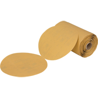 Rouleau de disques abrasifs dor&eacute;s en papier Stikit 216U, 6" dia., Grain P360, Oxyde d'aluminium Air Extreme Inc.