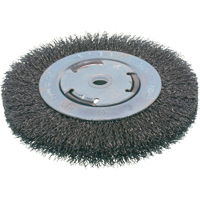 Brosses &eacute;conomiques &agrave; fils cr&ecirc;p&eacute;s - Face moyenne, 6" dia., Fils 0.014, Arbre 2" Air Extreme Inc.