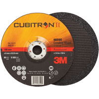Cubitron II Depressed Centre Grinding Wheels, 4" x 1/4", 3/8" Arbor, Type 27 Air Extreme Inc.