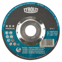 Premium 2 in 1 Thincut Cut-Off Wheel, 5" x 0.045", 7/8" Arbor, Type 27, Aluminum Oxide, 12250 RPM Air Extreme Inc.