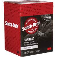 Tampons manuels Scotch-Brite 7447, Oxyde d'aluminium, 9" x 6", Grain Tr&egrave;s fin Air Extreme Inc.