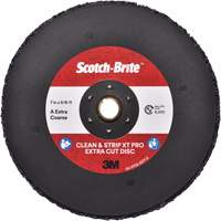 Disque extra coupe  Clean and Strip  XT Pro Scotch-Brite, 7" dia., Grain Extra grossier, Oxyde d'aluminium Air Extreme Inc.