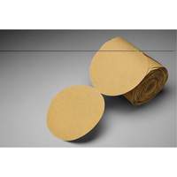 Disque abrasif dor&eacute; en rouleau de papier Stikit, 6" dia., Grain P150, Oxyde d'aluminium Air Extreme Inc.