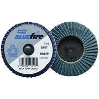 BlueFire&reg; R884P Plastic Flat Mini Flap Disc, 2" x Type 27, P60 Grit, Zirconia Alumina Air Extreme Inc.