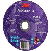 Meule &agrave; tronçonner Cubitron 3, 6" x 0,045", Type T27, C&eacute;ramique, 10 200 Tr/min Air Extreme Inc.