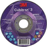 Cubitron 3 meule a moyeu d&eacute;port&eacute;, 4-1/2" x 1/4", Arbre 7/8", C&eacute;ramique, Type T27 Air Extreme Inc.