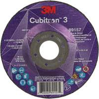 Cubitron 3 Cut and Grind Wheel, 4-1/2" x 1/8", 7/8" Arbor, Type 27, 36 Grit, Ceramic Air Extreme Inc.
