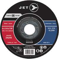 Meule Power-Xtreme ZA24S, 4-1/2" x 1/4", Arbre 7/8", Type 27 Air Extreme Inc.