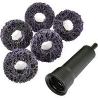 Trousse de disques de nettoyage pour moyeu de frein Pro Brake Hub Roloc Scotch-Brite, Grain Extra grossier, Carbure de silicium Air Extreme Inc.