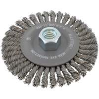 Brosse &agrave; fils m&eacute;talliques ALLSTEEL, 6" dia., Fils 0,02", Arbre 5/8"-11 Air Extreme Inc.