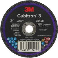 Cubitron 3 Cut-Off Wheel, 3" x 0.039", 3/8" Arbor, Ceramic Air Extreme Inc.