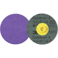 Disque en fibre Roloc Cubitron 3, 4" dia., Grain 80+, C&eacute;ramique Air Extreme Inc.