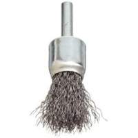 Brosse &agrave; fils cr&ecirc;p&eacute;s avec moyeu, 3/4", Fils 0,006", Tige 1/4" Air Extreme Inc.