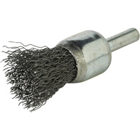 Brosse &agrave; fils cr&ecirc;p&eacute;s avec moyeu, 3/4", Fils 0,014", Tige 1/4" Air Extreme Inc.