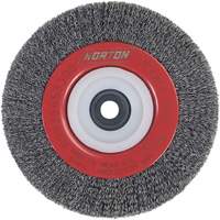 Roue d'&eacute;tabli sertie, 6" dia., Fils 0,014", Arbre 1/2"-2 Air Extreme Inc.