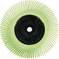 Scotch-Brite Type A Precision Radial Bristle Brush PN-RB with Adapter, Ceramic, 50+ Grit, 6" Dia. Air Extreme Inc.