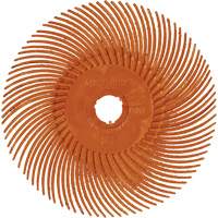 Scotch-Brite Type C Precision Radial Bristle Brush PN-RB, Ceramic, 80+ Grit, 3" Dia. Air Extreme Inc.