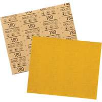 Gold Abrasive Sheet 12545, 9" x 11", 180 Grit, Aluminum Oxide Air Extreme Inc.
