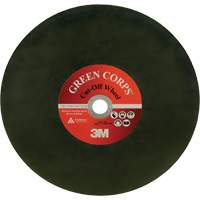 Green Corps Cut Off Wheel, 13-9/10" x 0.118", 1" Arbor, Ceramic, 20000 RPM Air Extreme Inc.